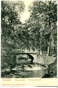 08037-Dresden-1906-Garnisonslazarett - Prießnitzwehr-Brück & Sohn Kunstverlag