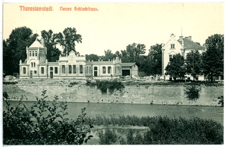 09212-Theresienstadt-1907-Neues Schlachthaus-Brück & Sohn Kunstverlag