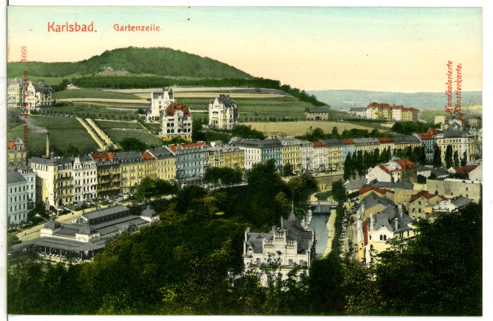 08991-Karlsbad-1907-Gartenzeile-Brück & Sohn Kunstverlag