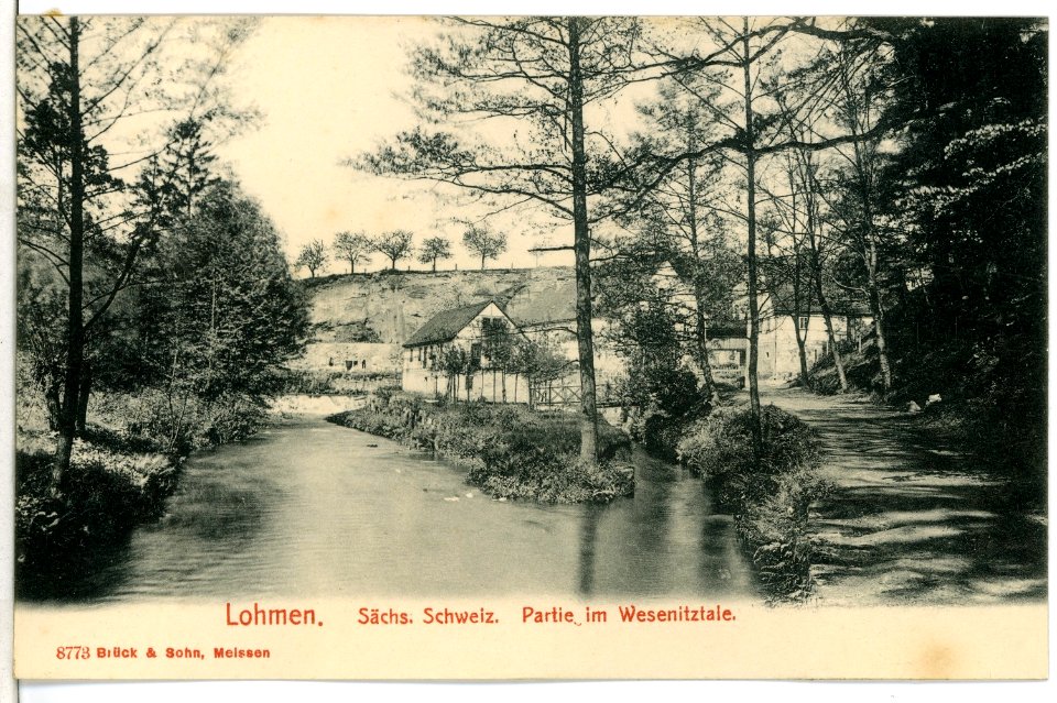 08773-Lohmen-1907-Im Wesenitztal-Brück & Sohn Kunstverlag