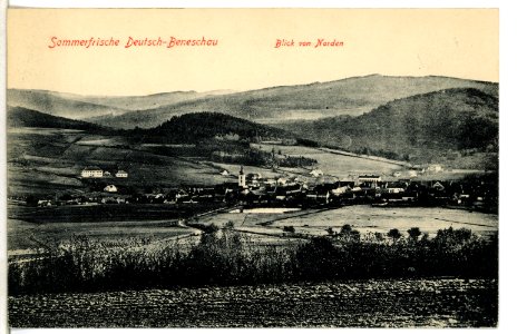 08970-Beneschau-1907-Blick auf Beneschau von Norden-Brück & Sohn Kunstverlag