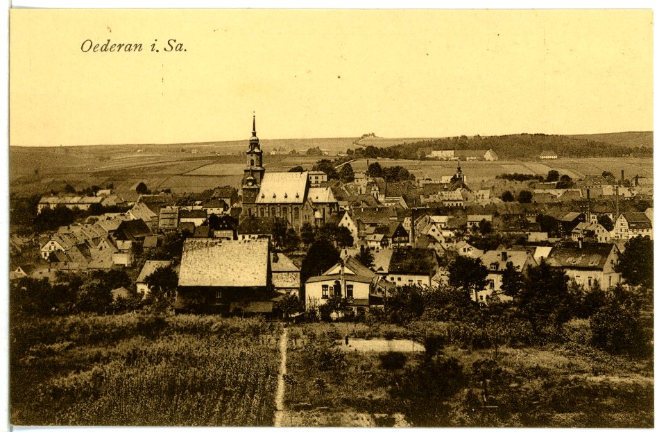 09341-Oederan-1907-Blick auf Oederan-Brück & Sohn Kunstverlag