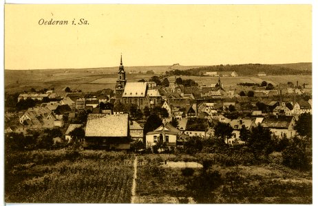 09341-Oederan-1907-Blick auf Oederan-Brück & Sohn Kunstverlag