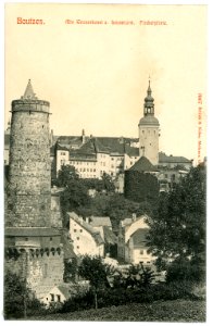 06967-Bautzen-1906-Alte Wasserkunst und Lauenturm - Fischerpforte-Brück & Sohn Kunstverlag