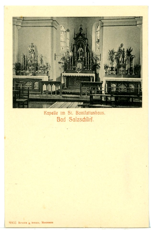 08803-Bad Salzschlirf-1907-Kapelle im St. Bonifatiushaus-Brück & Sohn Kunstverlag