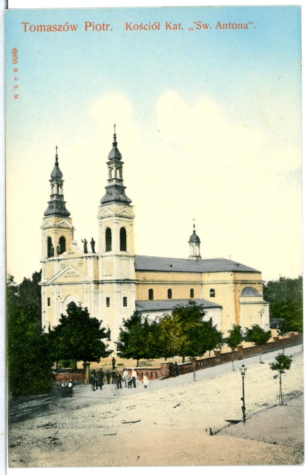 06856-Tomaszow-1905-Kosciol Kat. "Sw. Antona"-Brück & Sohn Kunstverlag