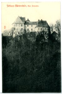08791-Bärenstein-1907-Blick vom Müglitztal zum Schloß-Brück & Sohn Kunstverlag