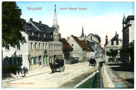 09554-Burgstädt-1908-Kantor-Meister-Straße-Brück & Sohn Kunstverlag