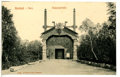 09092-Bodetal-1907-Walpurgishalle-Brück & Sohn Kunstverlag