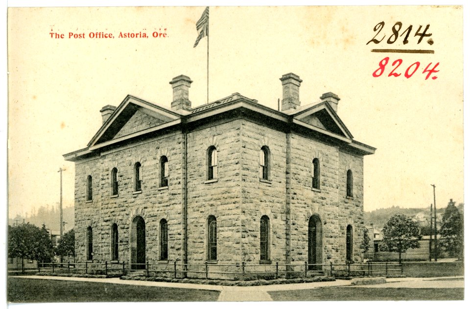 08204-Astoria, Ore.-1906-The Post Office-Brück & Sohn Kunstverlag