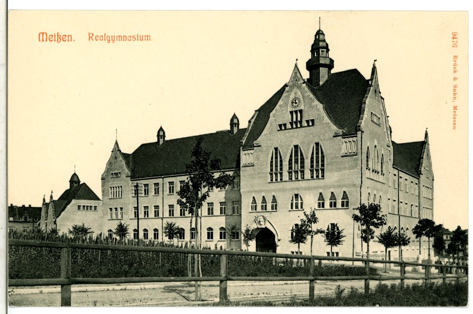09476-Meißen-1908-Realgymnasium Ratsweinberg-Brück & Sohn Kunstverlag