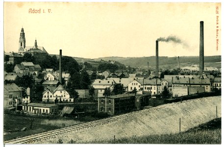 08926-Adorf-1907-Blick auf Adorf-Brück & Sohn Kunstverlag