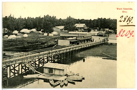 08209-Seaside, Ore.-1906-West Seaside-Brück & Sohn Kunstverlag