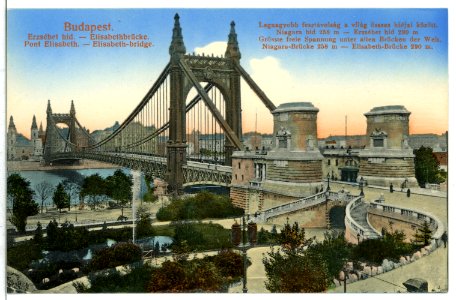 09491-Budapest-1908-Elisabethbrücke-Brück & Sohn Kunstverlag