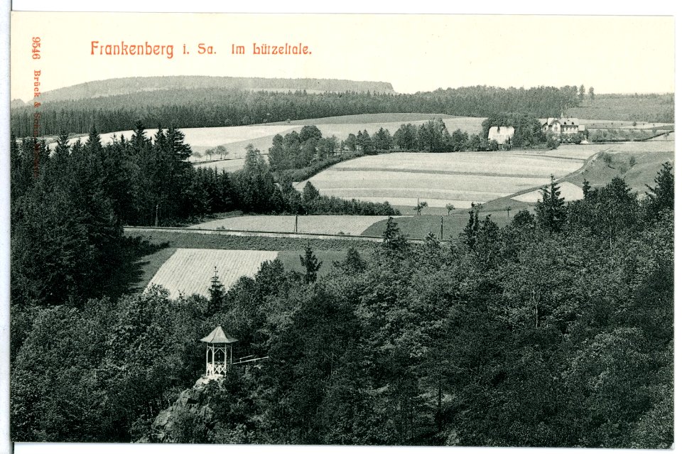 09546-Frankenberg-1908-Im Lützeltale-Brück & Sohn Kunstverlag