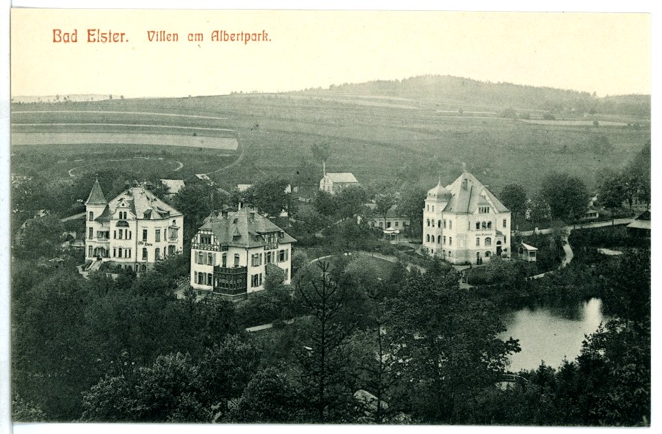 08904-Bad Elster-1907-Villen am Albertpark-Brück & Sohn Kunstverlag