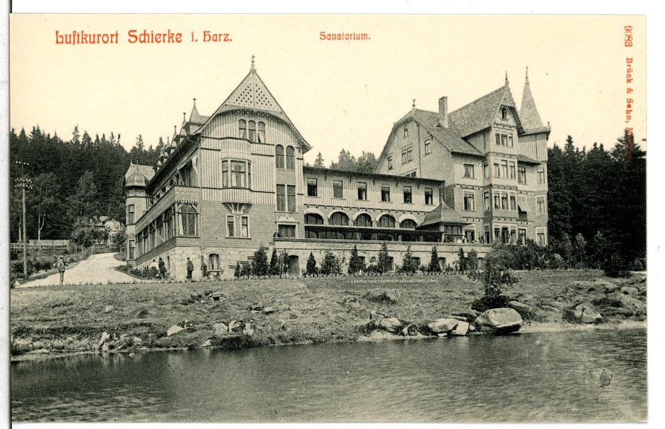 09083-Schierke-1907-Sanatorium-Brück & Sohn Kunstverlag
