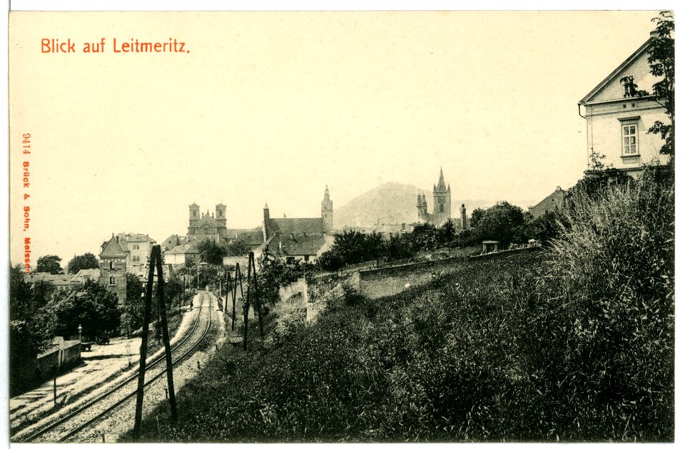 09414-Leitmeritz-1908-Blick auf Leitmeritz-Brück & Sohn Kunstverlag