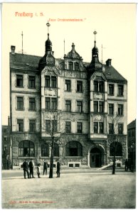 09548-Freiberg-1908-Neue Ortskrankenkasse-Brück & Sohn Kunstverlag