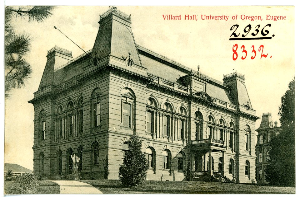 08332-Eugene, Ore.-1906-Villard Hall, University of Oregon-Brück & Sohn Kunstverlag