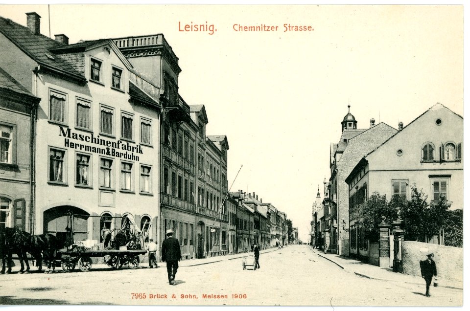 07965-Leisnig-1906-Chemmnitzer Straße-Brück & Sohn Kunstverlag
