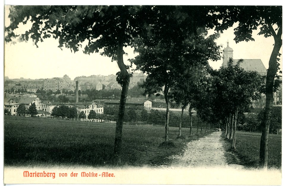 09133-Marienberg-1907-Moltke - Allee-Brück & Sohn Kunstverlag