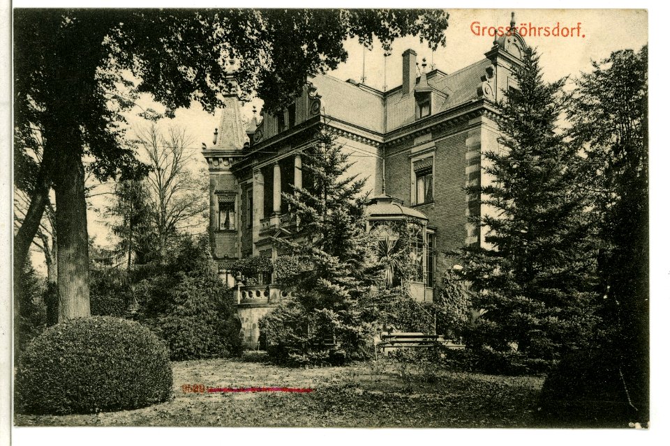 09529-Großröhrsdorf-1908-Villenpartie-Brück & Sohn Kunstverlag