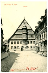 09260-Osterode-Harz-1907-Rathaus-Brück & Sohn Kunstverlag