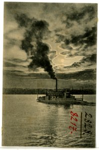 08217-Columbia River-1906-Moonlight on the Columbia River-Brück & Sohn Kunstverlag