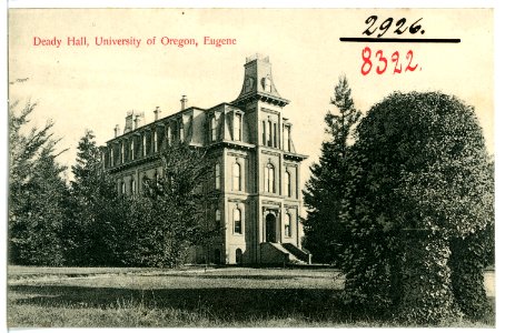 08322-Eugene, Ore.-1906-Deady Hall, University of Oregon-Brück & Sohn Kunstverlag