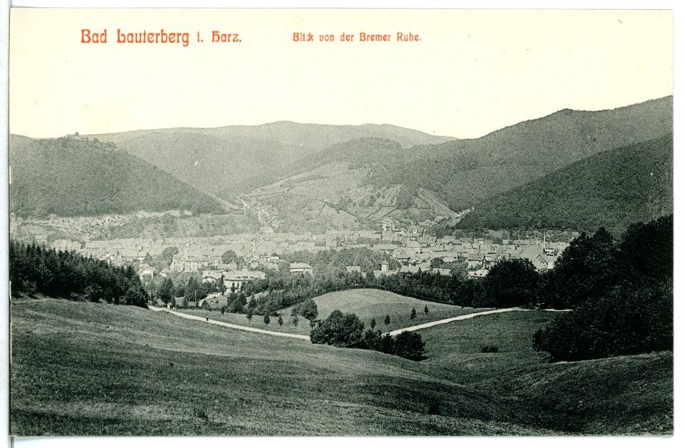 09162-Bad Lauterberg-1907-Blick von der Bremer Ruhe-Brück & Sohn Kunstverlag