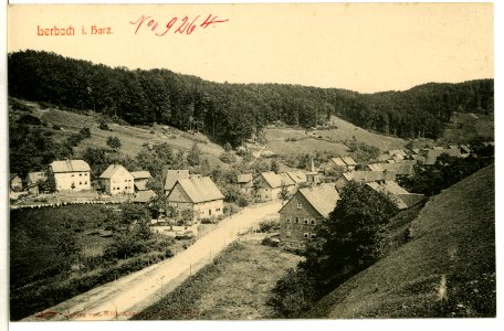 09264-Lerbach-1907-Blick auf Lerbach-Brück & Sohn Kunstverlag