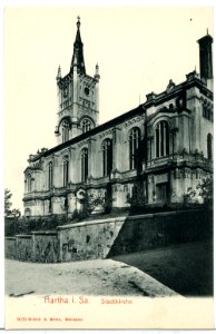 09029-Hartha-1907-Stadtkirche-Brück & Sohn Kunstverlag