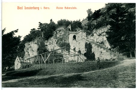 09163-Bad Lauterberg-1907-Ruine Scharzfels-Brück & Sohn Kunstverlag