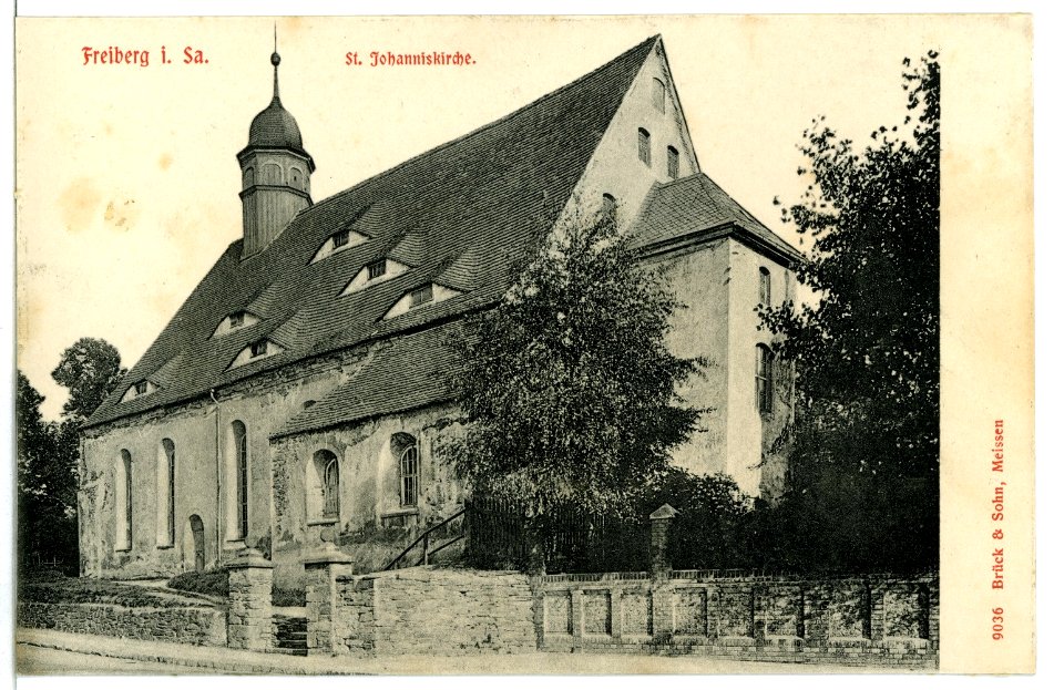 09036-Freiberg-1907-St. Johanniskirche-Brück & Sohn Kunstverlag