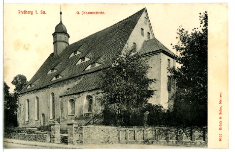 09036-Freiberg-1907-St. Johanniskirche-Brück & Sohn Kunstverlag