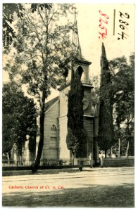 08254-Chico, Cal.-1906-Catholic Church of Chico-Brück & Sohn Kunstverlag