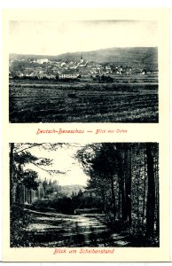 08979-Beneschau-1907-Blick von Osten-Brück & Sohn Kunstverlag