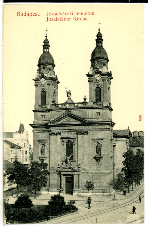 07984-Budapest-1906-Josefstädter Kirche-Brück & Sohn Kunstverlag