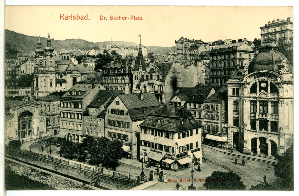 08984-Karlsbad-1907-Dr.-Becher-Platz-Brück & Sohn Kunstverlag
