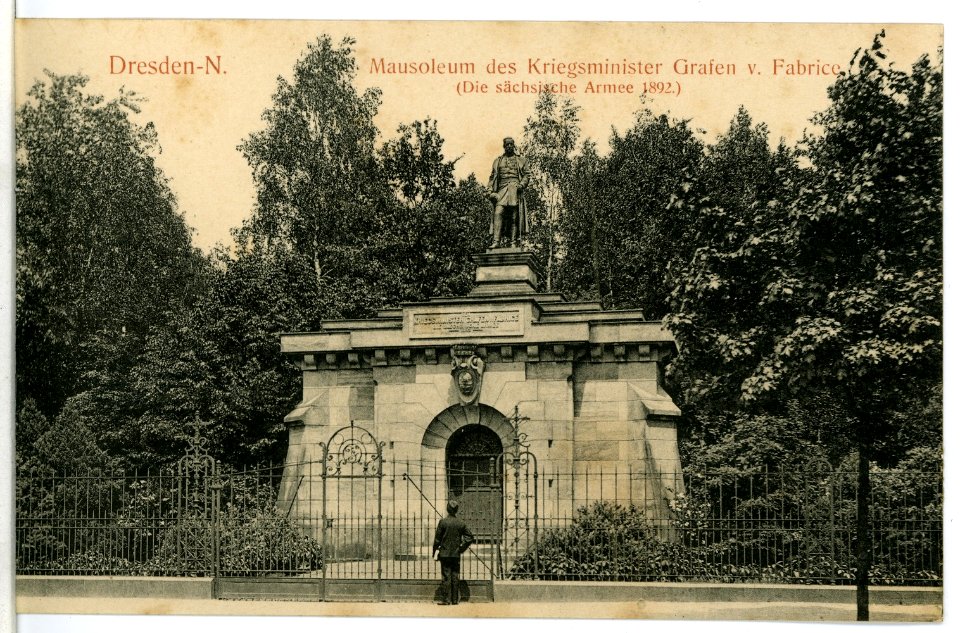 08822-Dresden - N-1907-Mausoleum des Kriegsminister Grafen von Fabrice-Brück & Sohn Kunstverlag