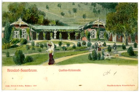 07928-Krondorf-1906-Sauerbrunn - Quellen-Kolonnade-Brück & Sohn Kunstverlag photo