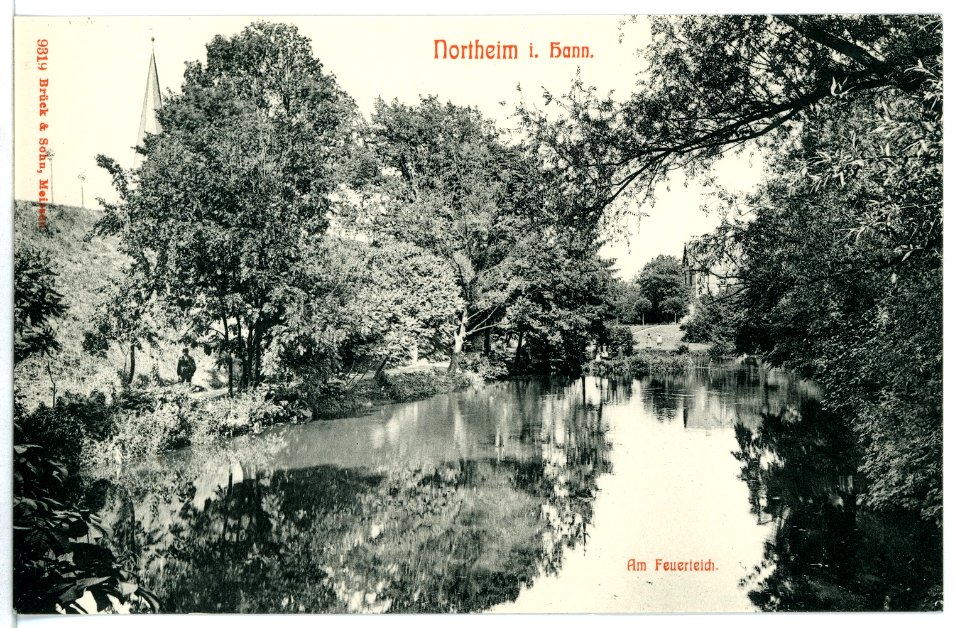 09319-Northeim-1907-Am Feuerteich-Brück & Sohn Kunstverlag