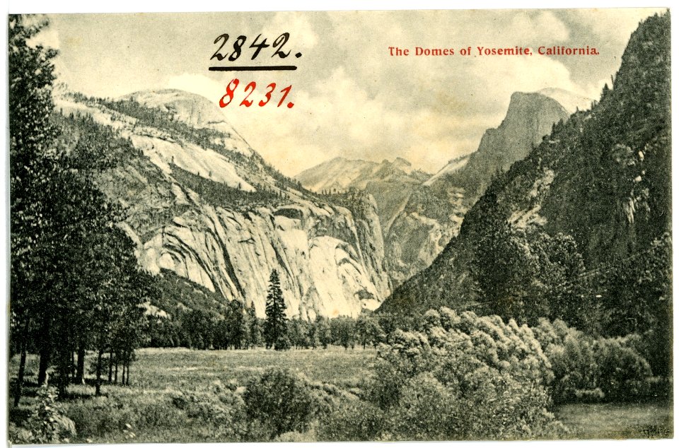 08231-Yosemite-1906-The Domes of Yosemite-Brück & Sohn Kunstverlag