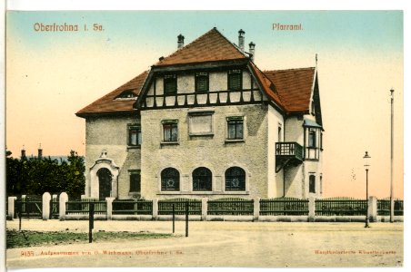 09158-Oberfrohna-1907-Pfarramt-Brück & Sohn Kunstverlag