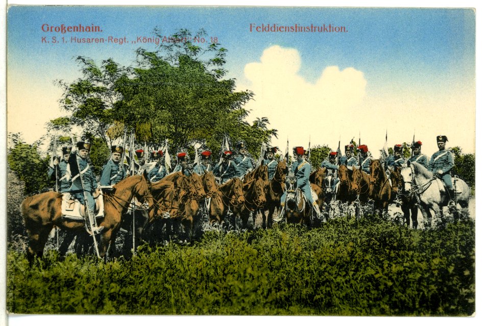 09367-Großenhain-1907-Husaren-Regiment Nr. 18 - Felddienstinstruktion-Brück & Sohn Kunstverlag