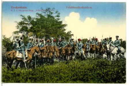 09367-Großenhain-1907-Husaren-Regiment Nr. 18 - Felddienstinstruktion-Brück & Sohn Kunstverlag