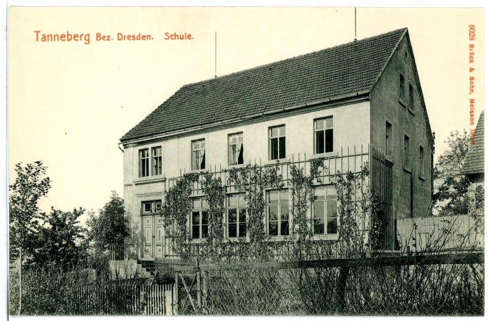 08028-Tanneberg-1906-Schule-Brück & Sohn Kunstverlag