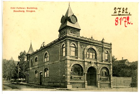 08172-Roseburg, Ore.-1906-Odd Fellows Building-Brück & Sohn Kunstverlag