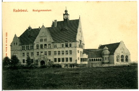 09306-Radebeul-1907-Realgymnasium-Brück & Sohn Kunstverlag